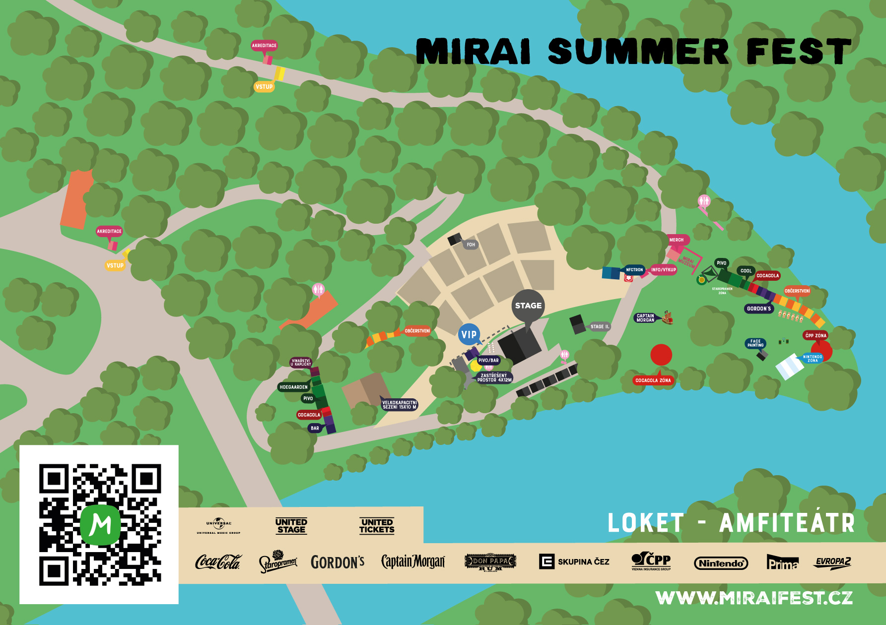 Mapa areálu